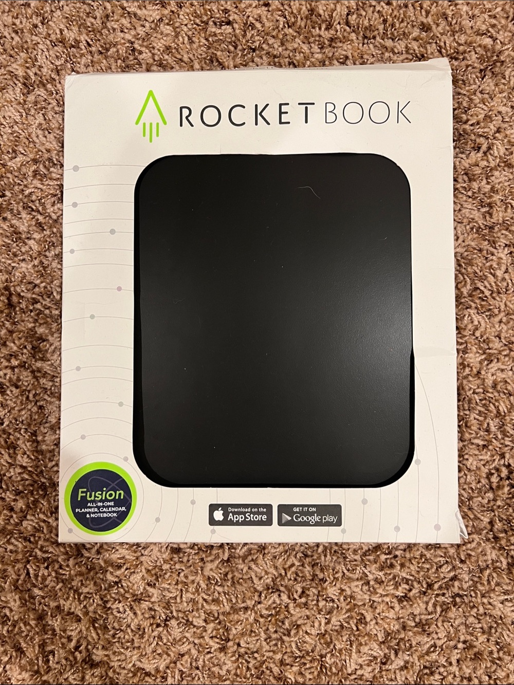 Rocketbook Fusion Reusable Smart Notebook - Black